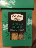 Sablés au thé vert menthe nanah