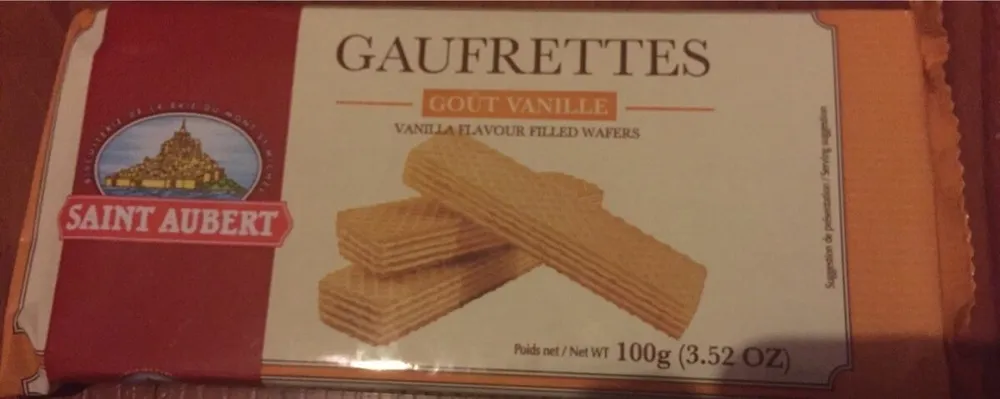 Gaufrettes Goût Vanille