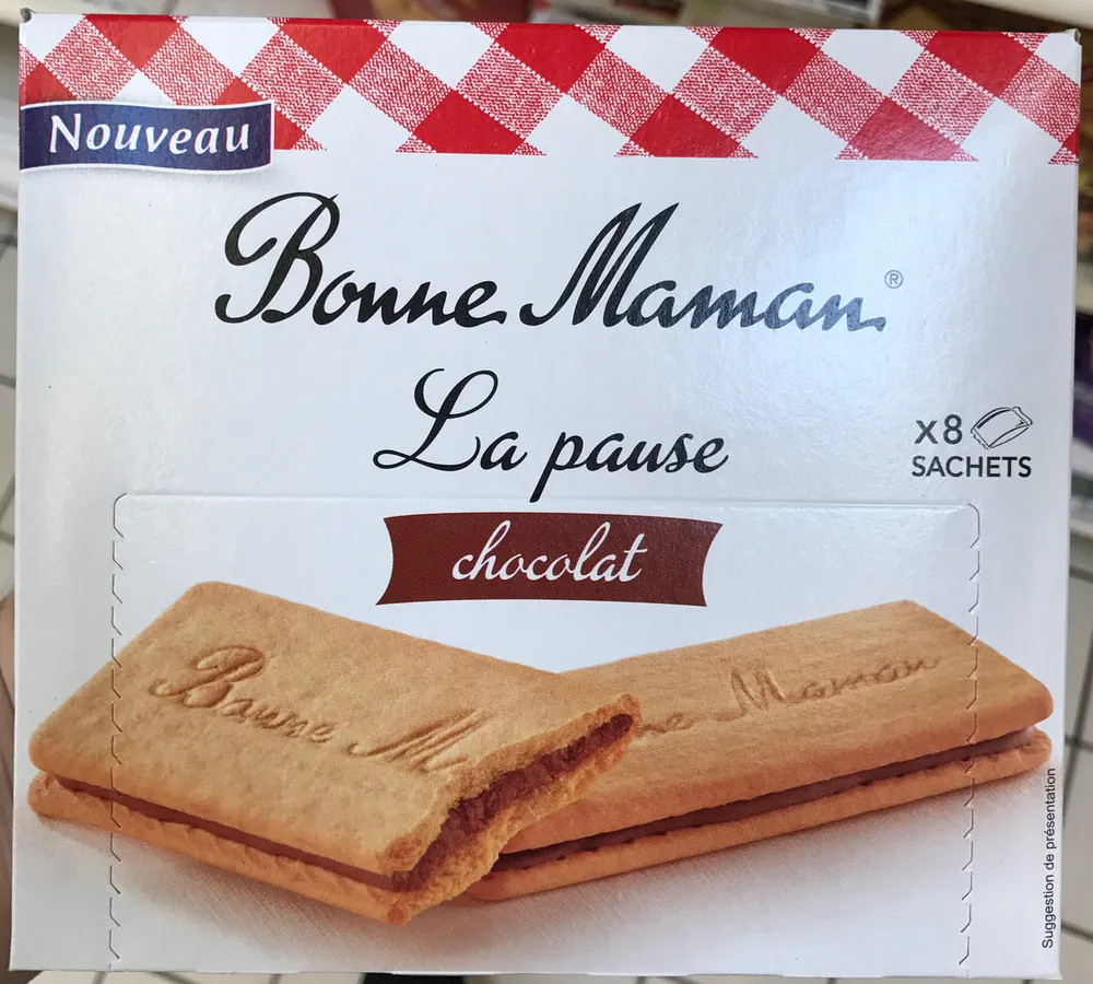 La pause - Biscuits fourrés au chocolat au lait