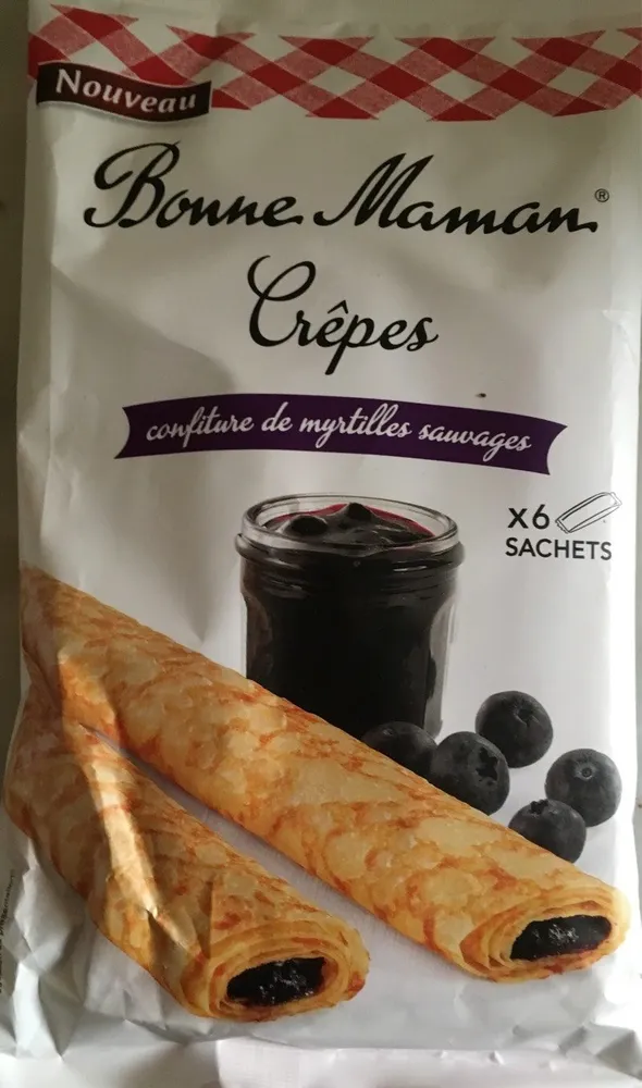 Crêpes Confiture de Myrtilles Sauvages