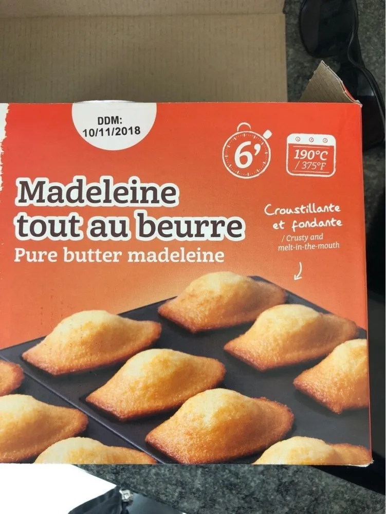 Madeleine au beurre