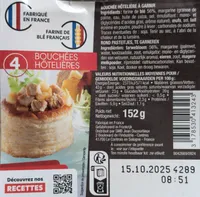 Bouchée hôtelière à garnir