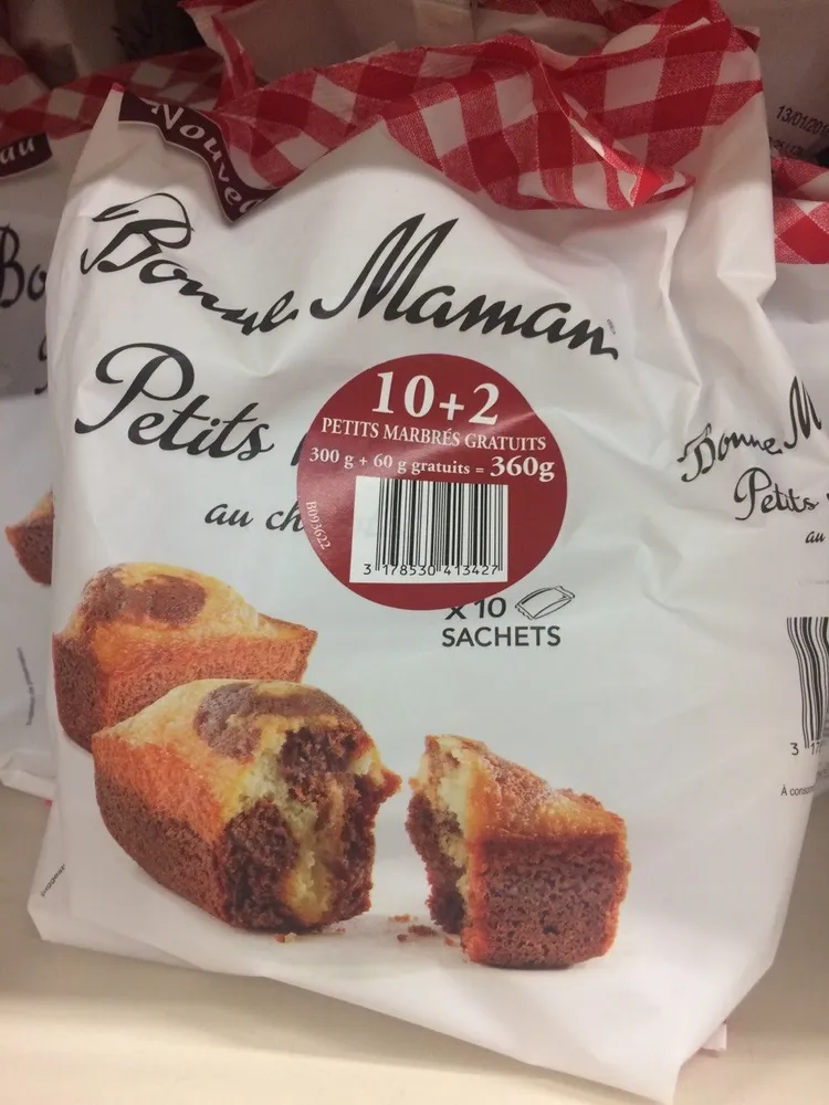 Petits marbré au chocolat (10+2 gratuits)