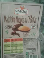 Madeleine nappée au chocolat