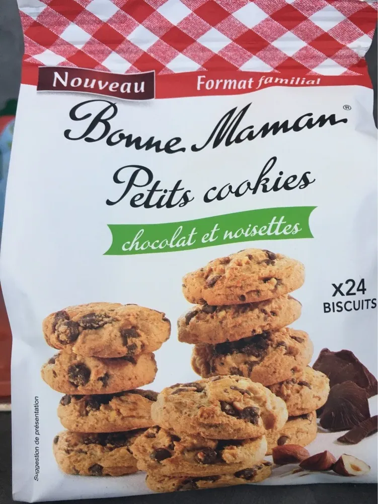 Petits cookies chocolat et noisettes