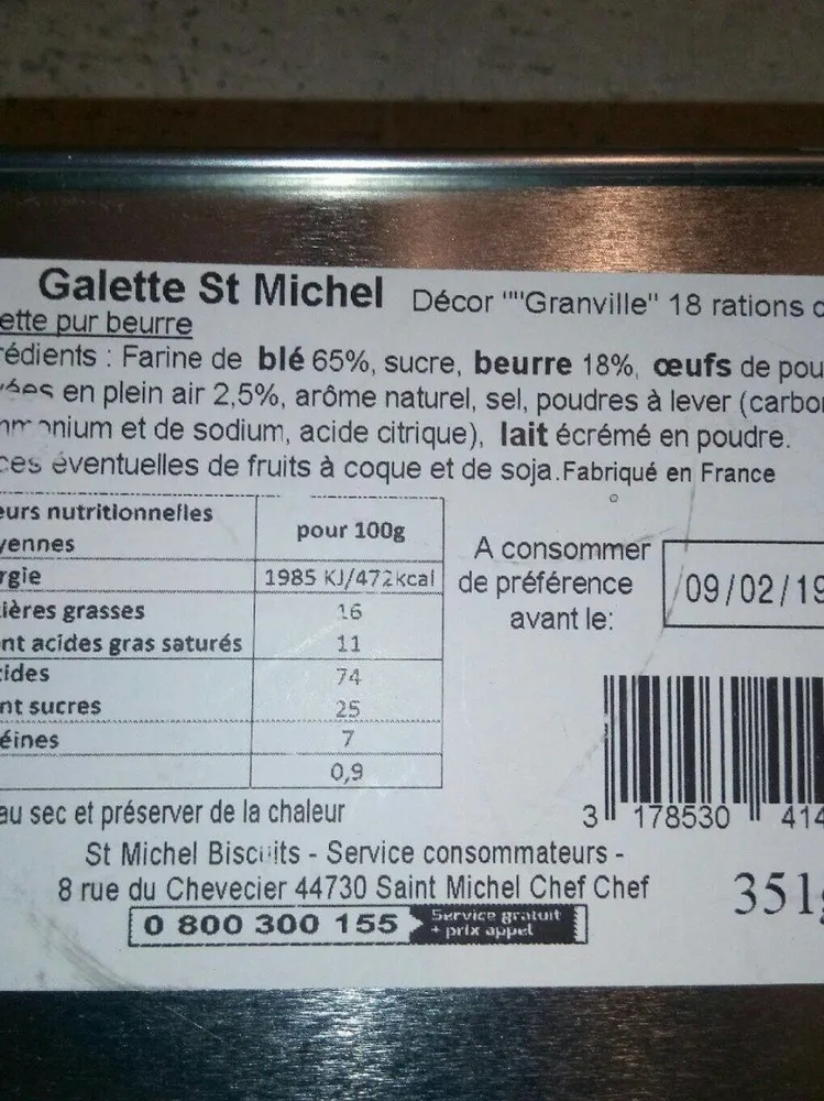 Galette st Michel
