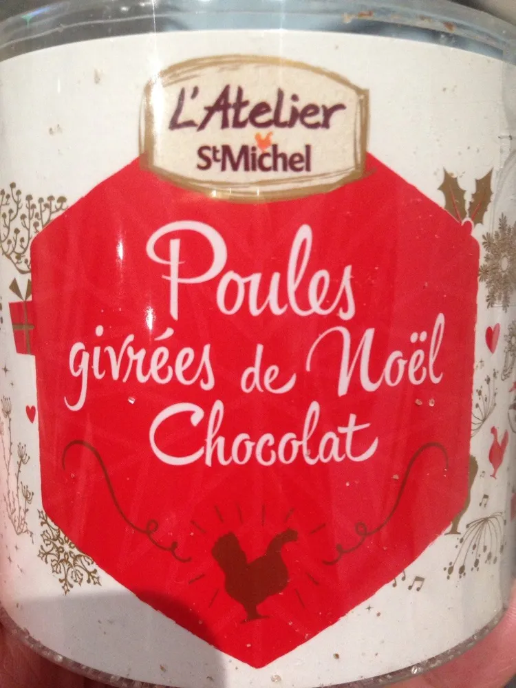 Poules Givrées de Noël Chocolat