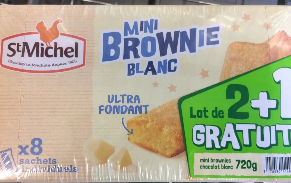 Mini Brownie Blanc
