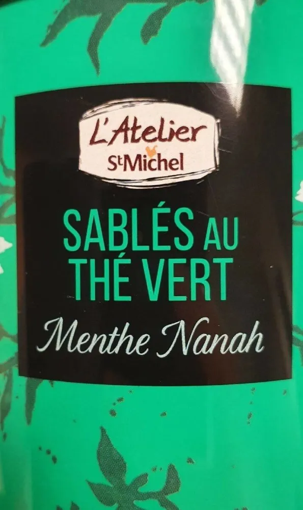 Sablés au thé vert menthe Nanah