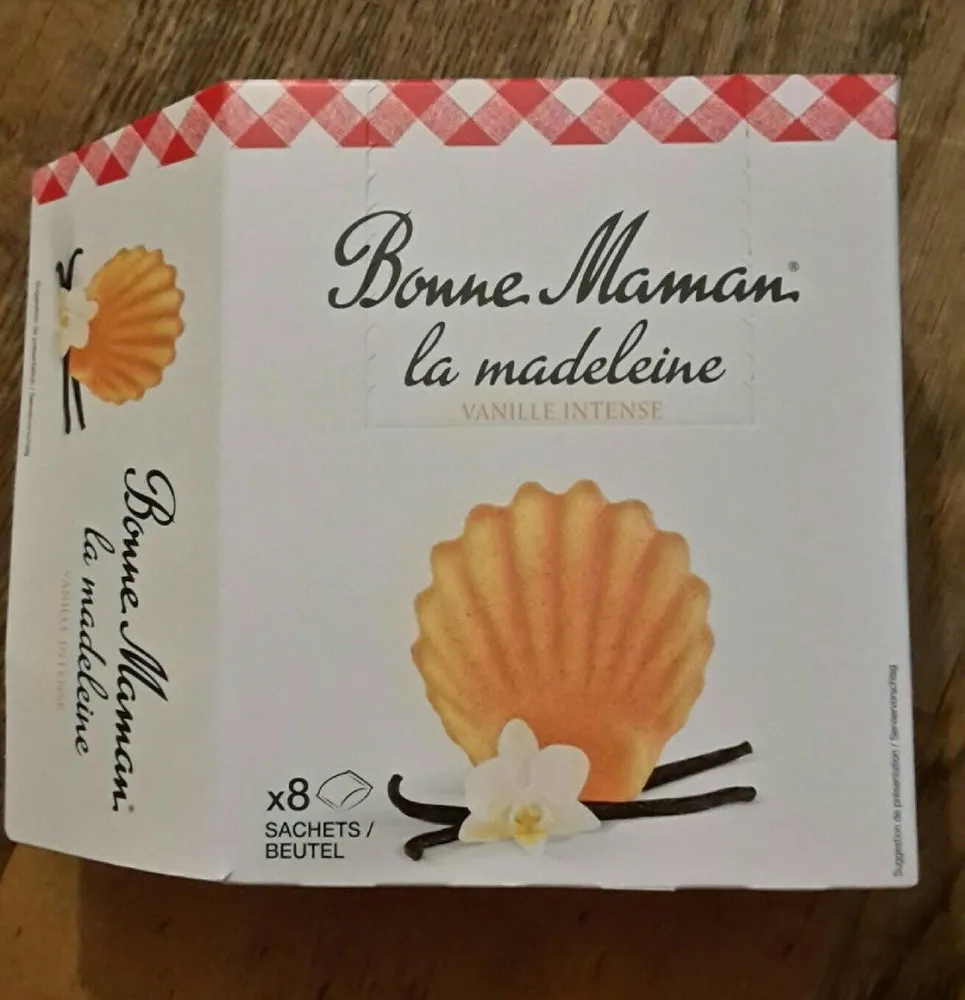 La madeleine vanille intense