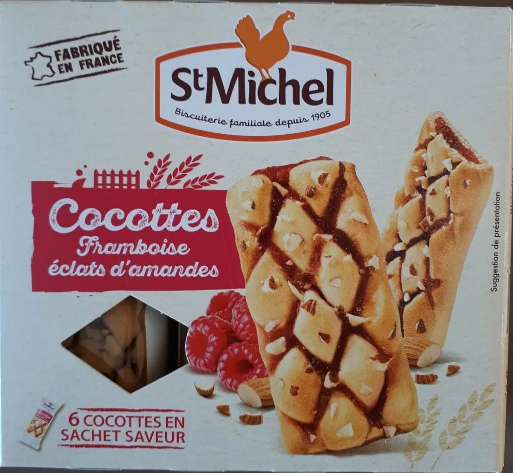 Cocottes Framboise éclats d'amandes