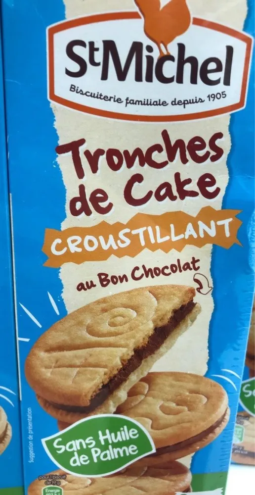 Tronches de cake croustillant