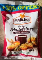 Petites madelaines pépites chocolat