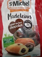 Madeleines cœur au bon chocolat