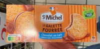 St Michel La galette fourrée Chocolat au lait
