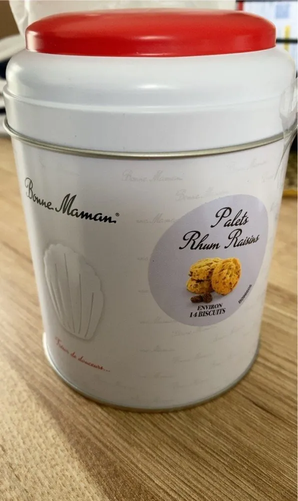 Palets rhum raisins