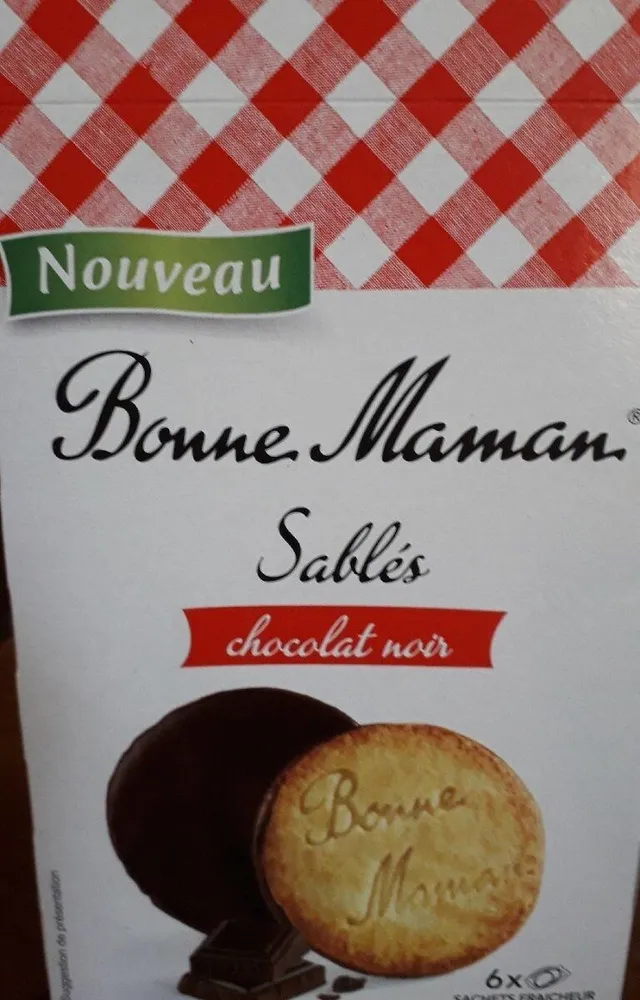 Sablés chocolat noir