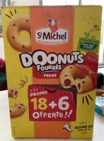 Doonuts fourrés fraise