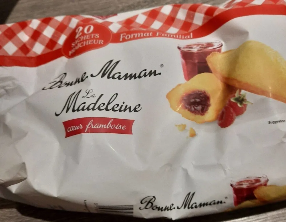 Madelaine Bonne Maman coeur framboise