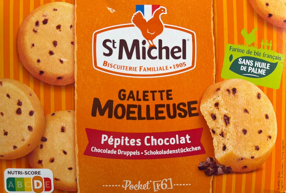 Galette moelleuse Pépites Chocolat