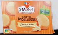 Galette moelleuse chocolat blanc