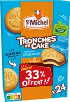 Tronches de cake Moelleux chocolat