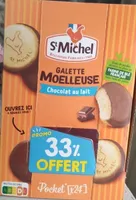 Galette moelleuse chocolat au lait