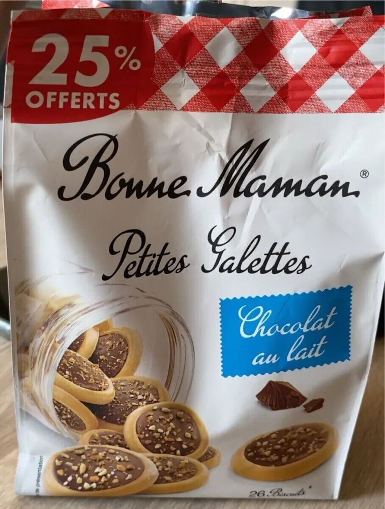 Petites galettes chocolat au lait