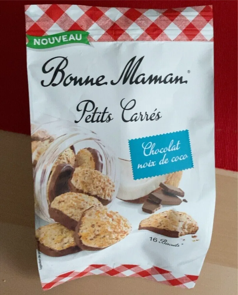 Petits Carrés Chocolat noix de coco