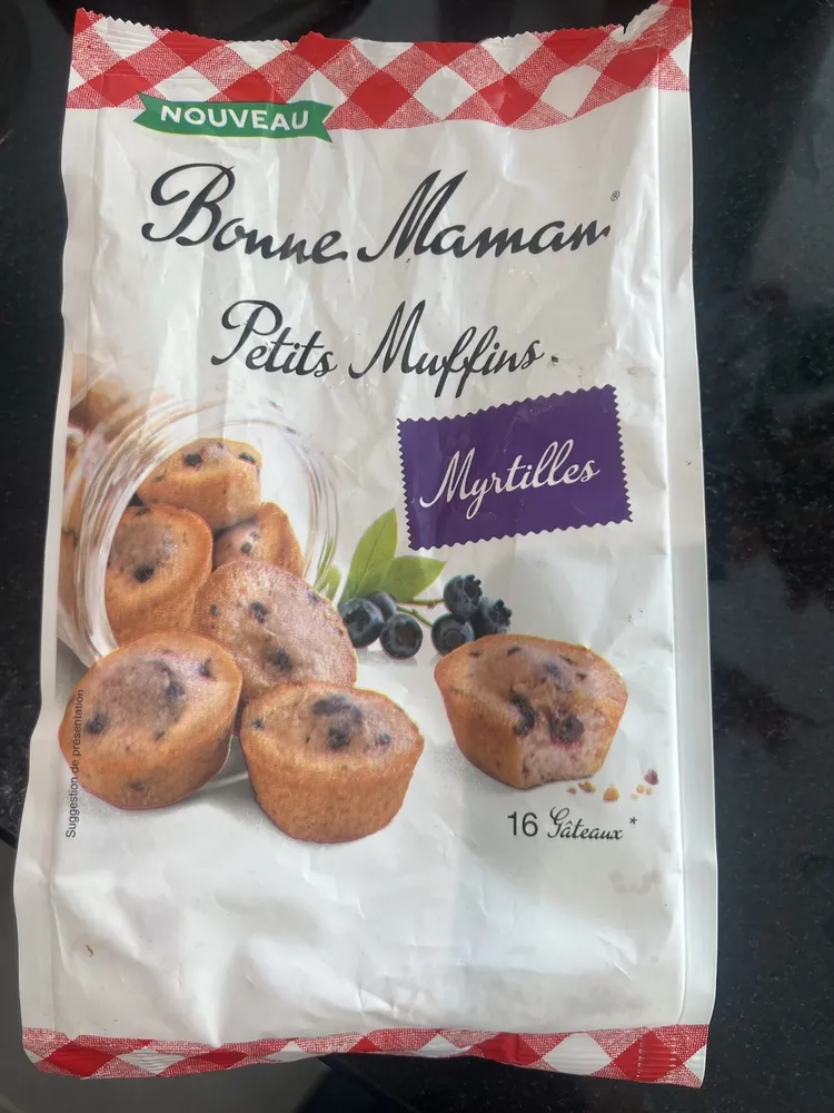 Petits Muffins Myrtilles