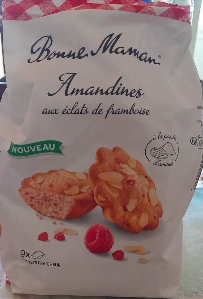 Amandine aux éclats de framboise