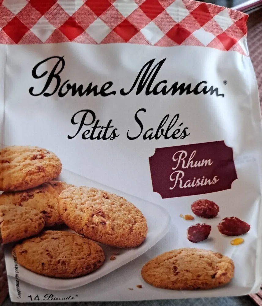 Petits Sablés Rhum Raisins