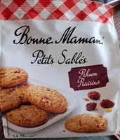 Petits Sablés Rhum Raisins