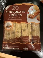 Crêpes rellenos de chocolate