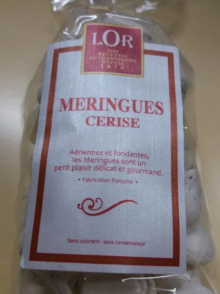 Meringue  cerise