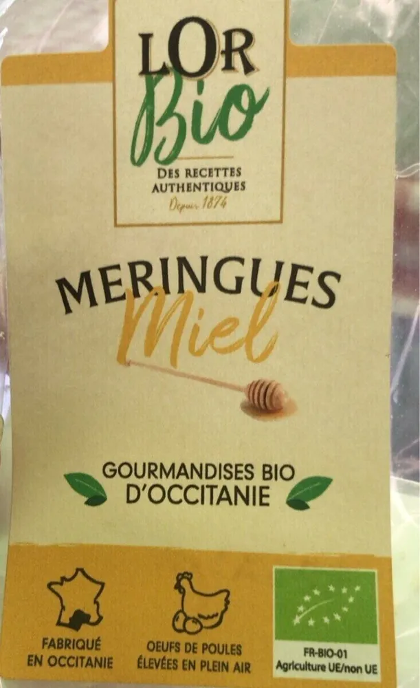 Meringues miel