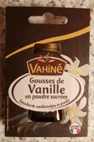 Gousses de vanille en poudre sucrées