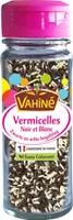 Vermicelles noir et blanc