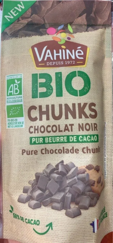 Chunks chocolat noir