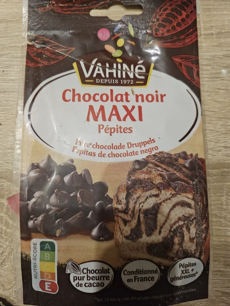 Maxi pépites chocolat noir