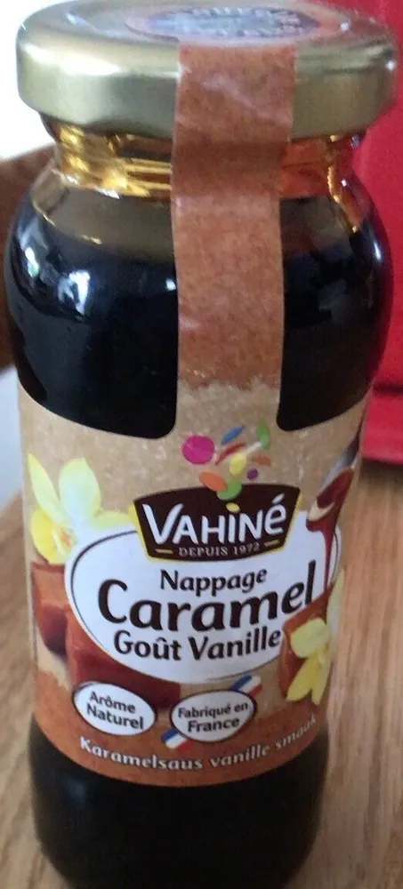 Nappage caramel goût vanille