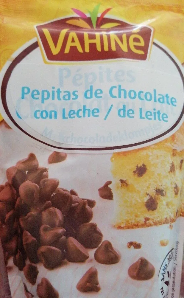 Pepitas de chocolate con leche