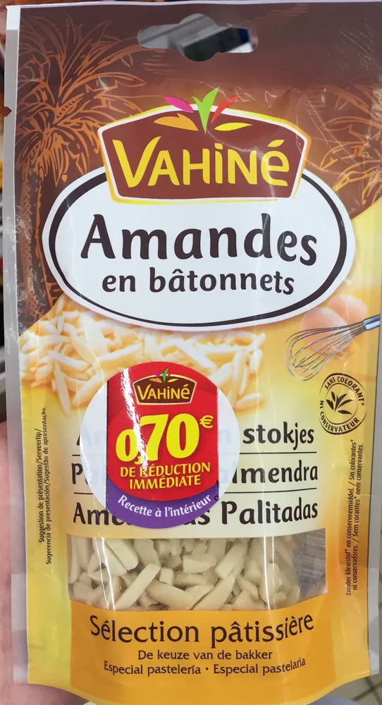 Amandes en bâtonnets
