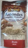 Amandes complètes en poudre bruts