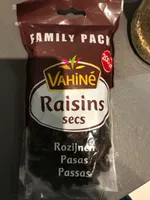 Raisins secs VAHINE, paquet de 200g