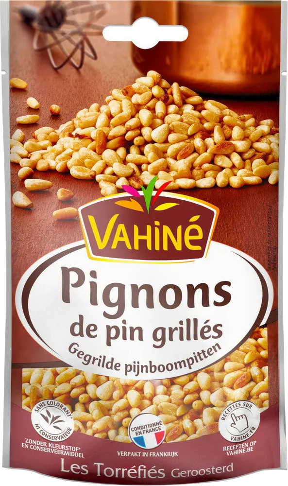 Pignons de pin grillés