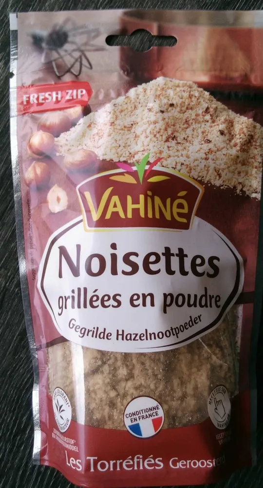 Noisettes grillées en poudre