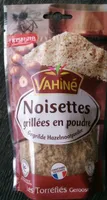 Noisettes grillées en poudre