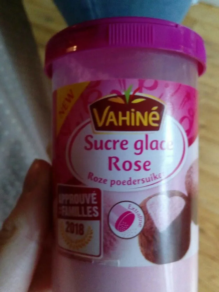 Sucre glace rose