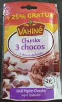 Maxi pépites de chocolat - chunks 3 chocos